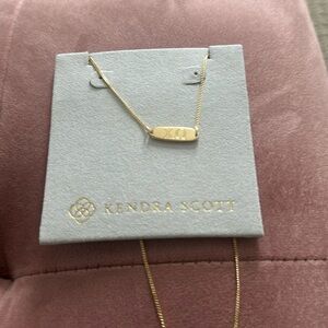 Chi Omega Kendra Scott Gold Vermeil Necklace